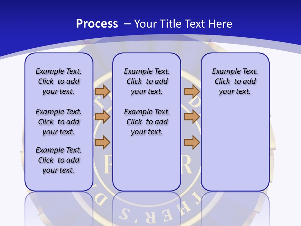 Holiday Dady Trophy PowerPoint Template