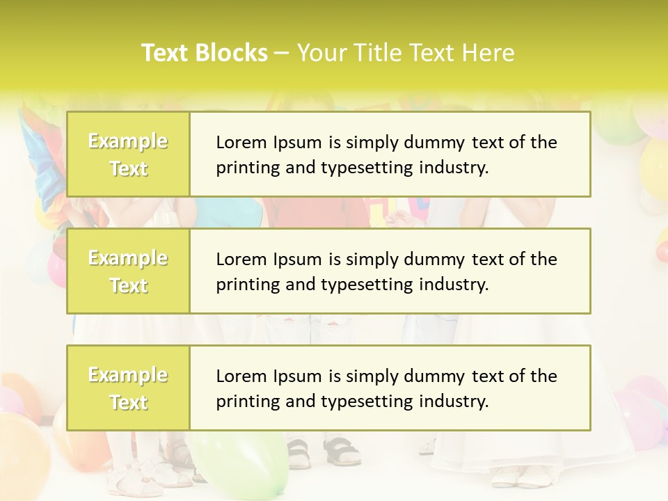 Cute Preschool Happiness PowerPoint Template