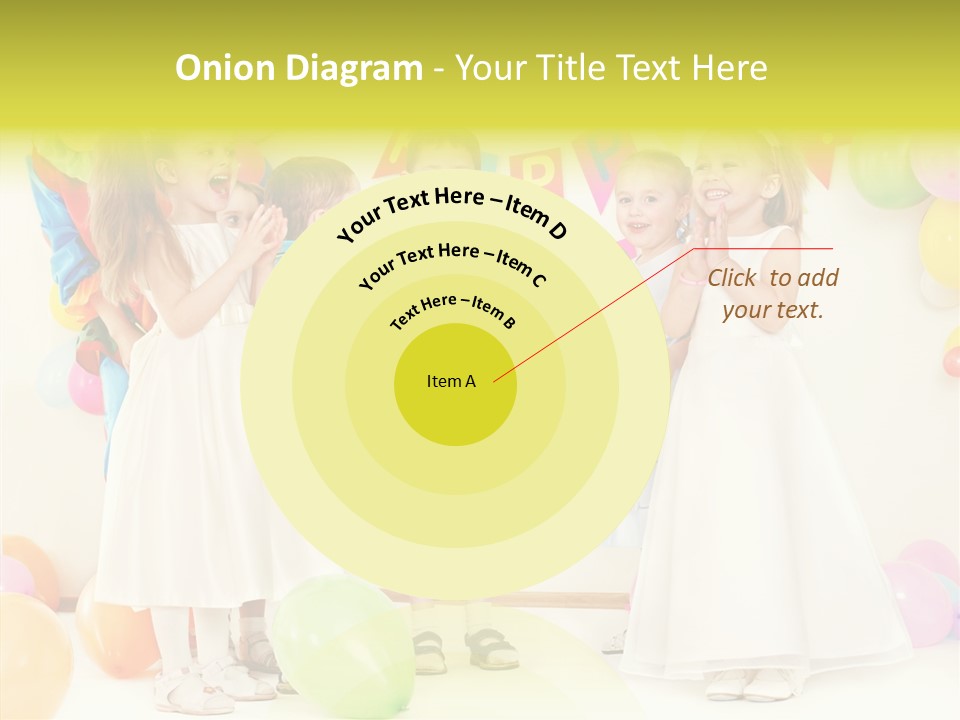 Cute Preschool Happiness PowerPoint Template