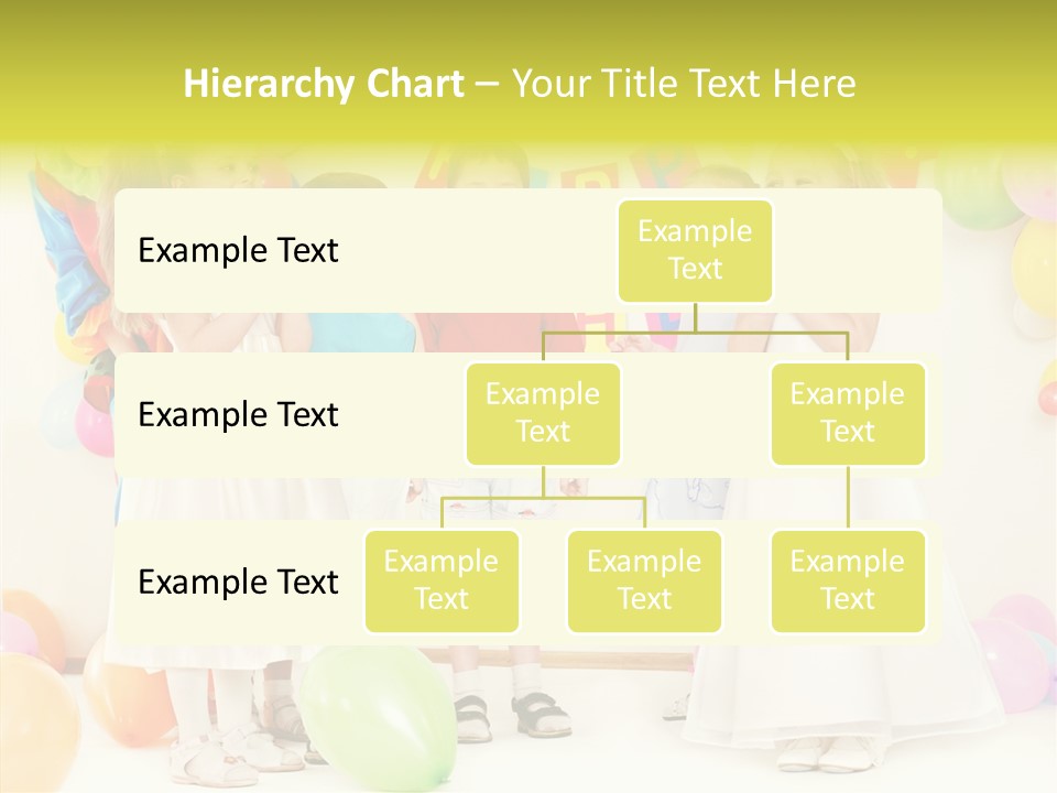 Cute Preschool Happiness PowerPoint Template