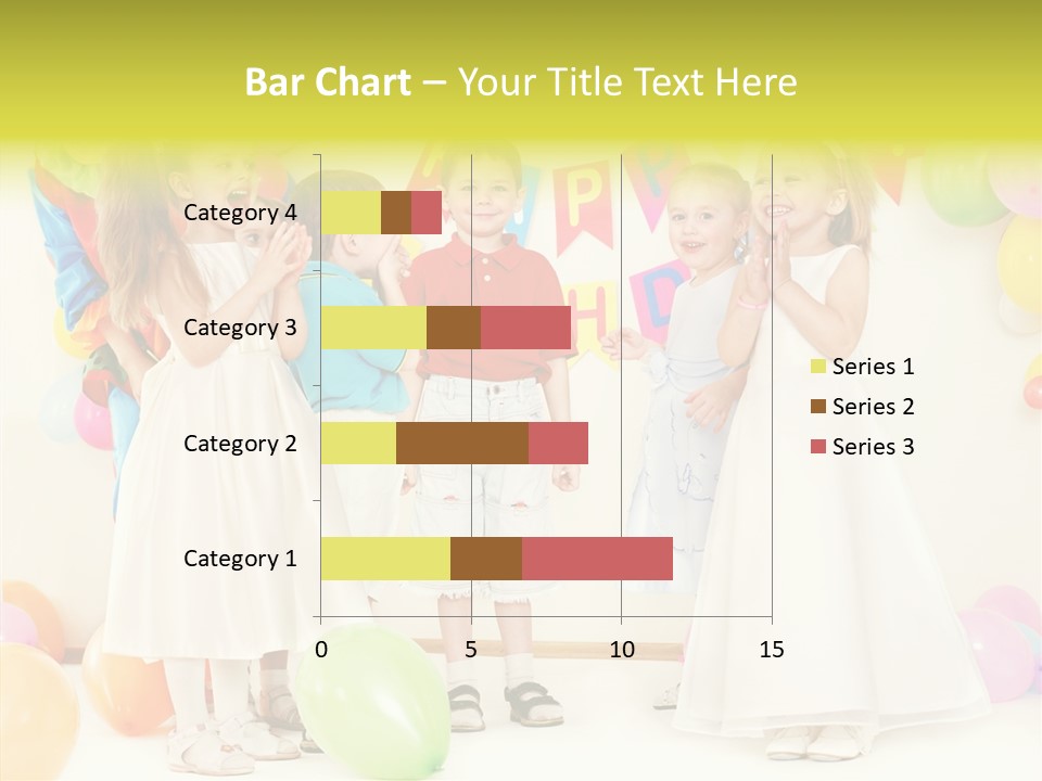 Cute Preschool Happiness PowerPoint Template