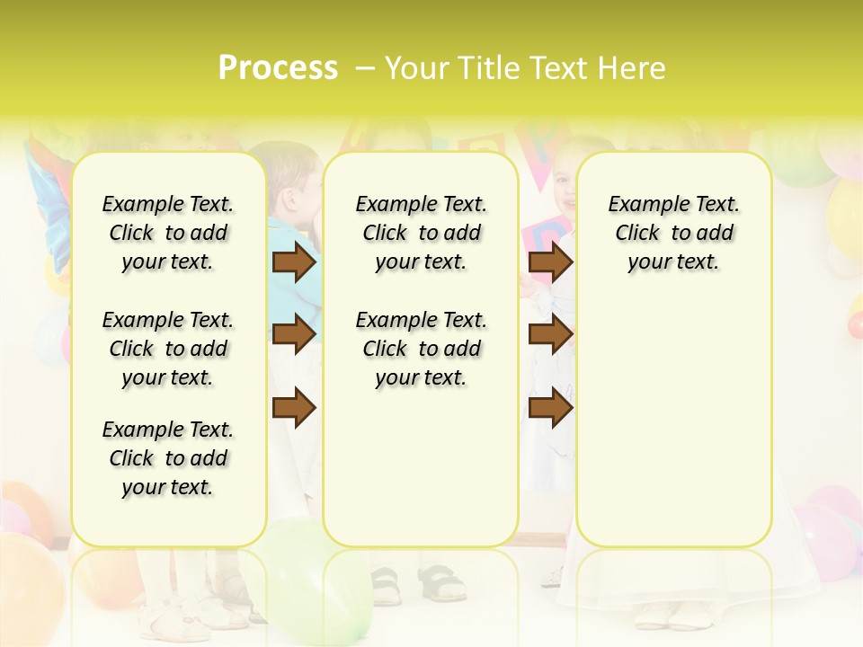Cute Preschool Happiness PowerPoint Template