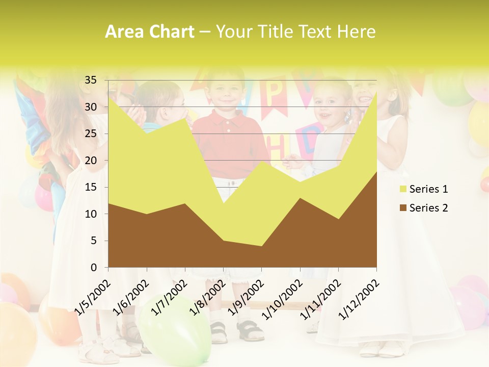 Cute Preschool Happiness PowerPoint Template