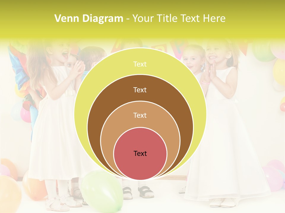 Cute Preschool Happiness PowerPoint Template