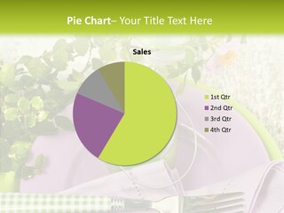 Spring Party Cutlery PowerPoint Template