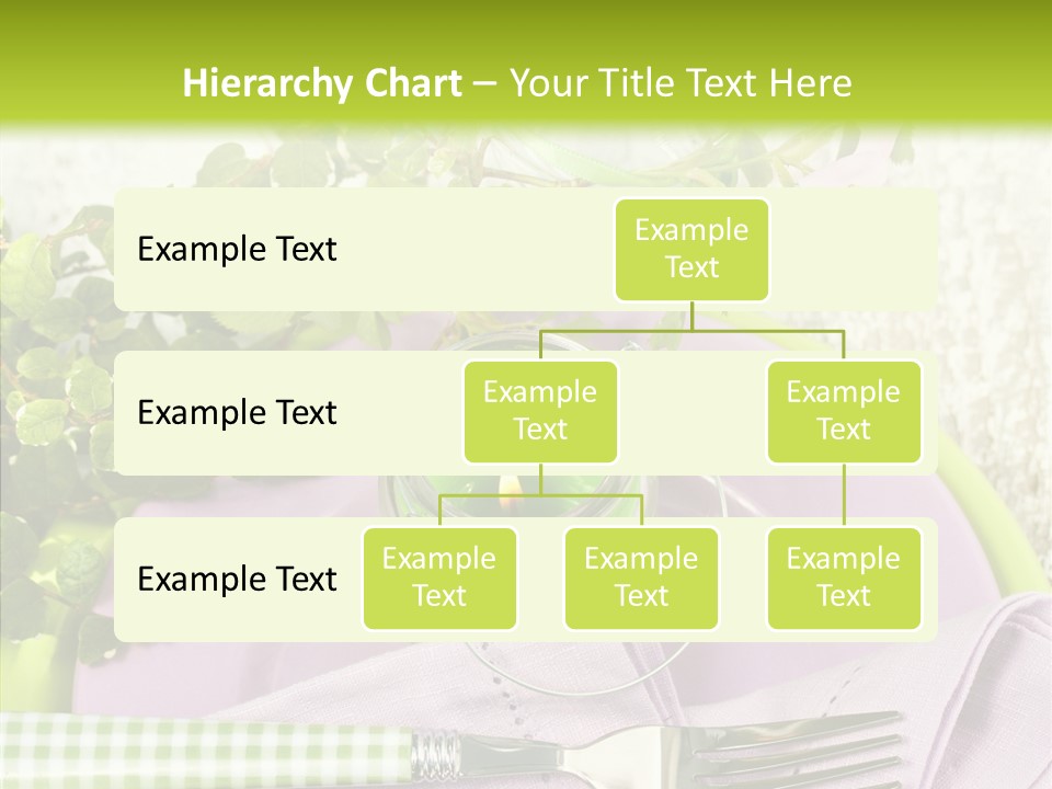 Spring Party Cutlery PowerPoint Template