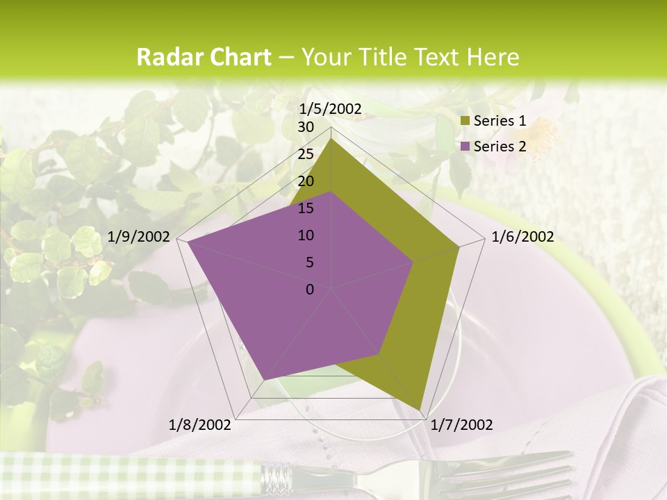 Spring Party Cutlery PowerPoint Template