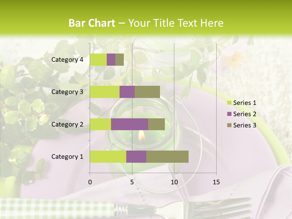 Spring Party Cutlery PowerPoint Template