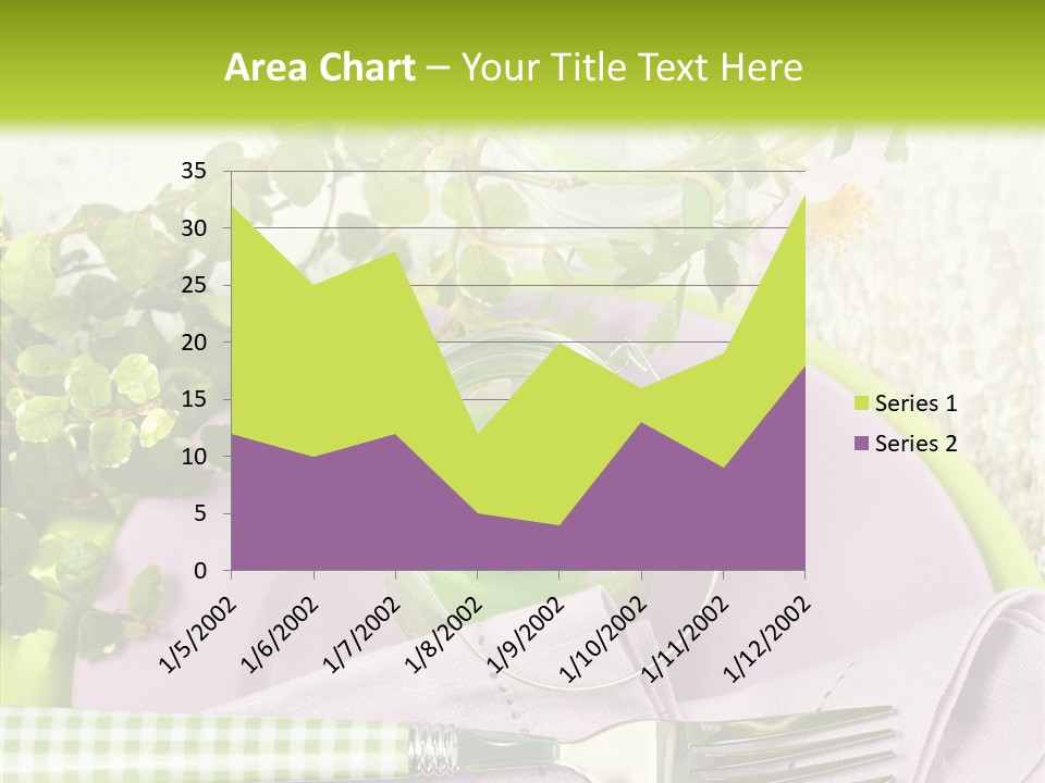 Spring Party Cutlery PowerPoint Template
