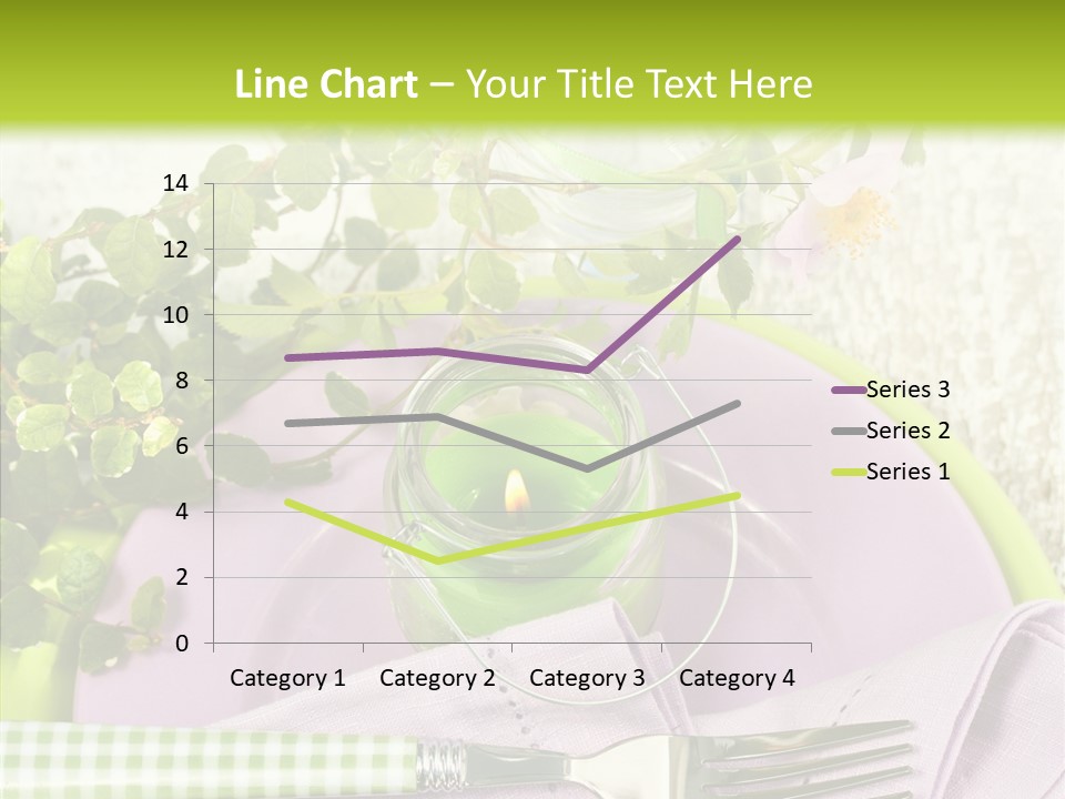 Spring Party Cutlery PowerPoint Template