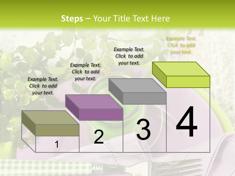 Spring Party Cutlery PowerPoint Template
