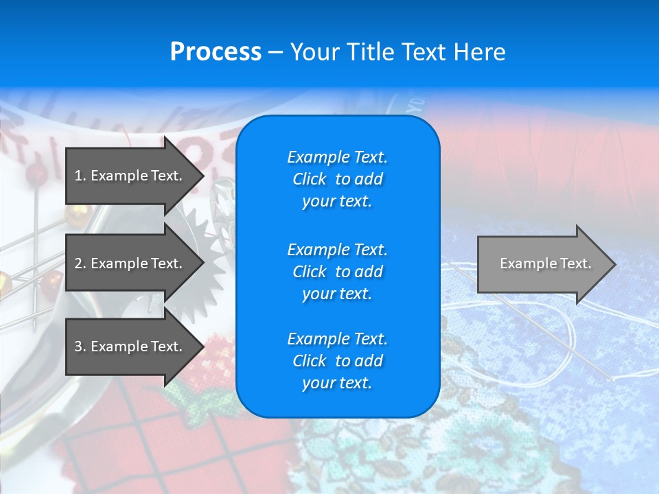 Thimble Closeup Dressmaker PowerPoint Template