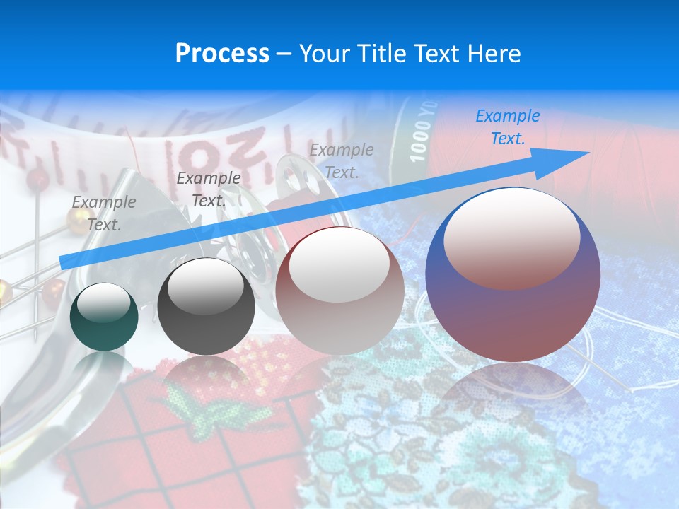 Thimble Closeup Dressmaker PowerPoint Template