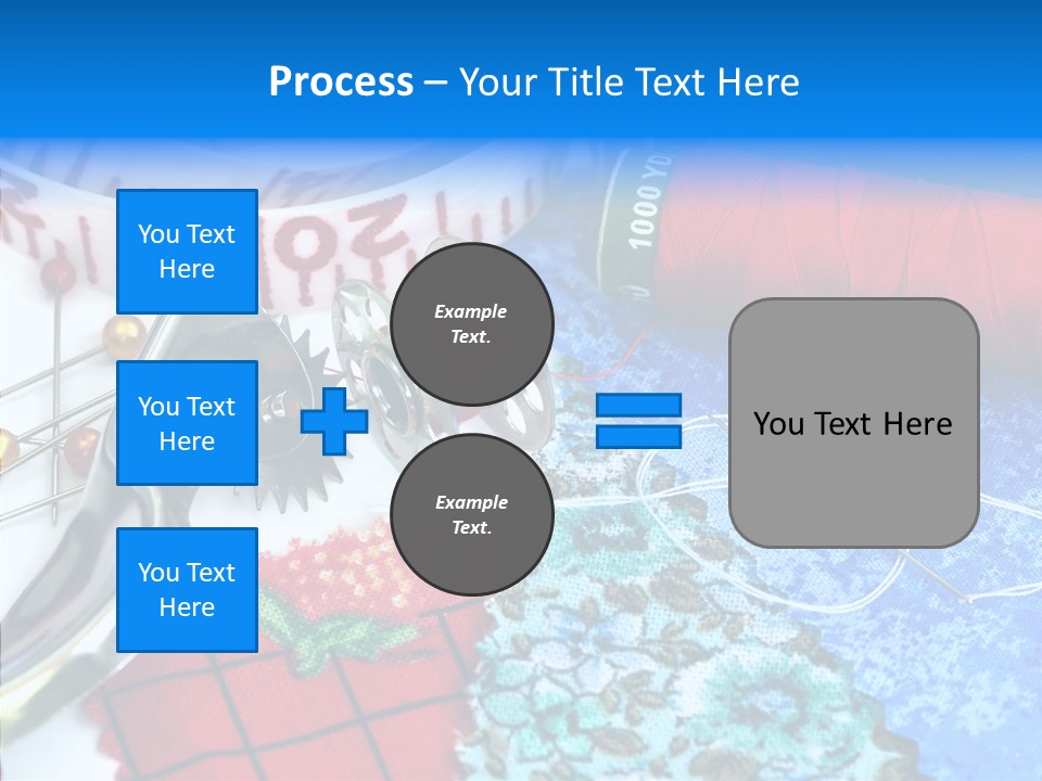 Thimble Closeup Dressmaker PowerPoint Template