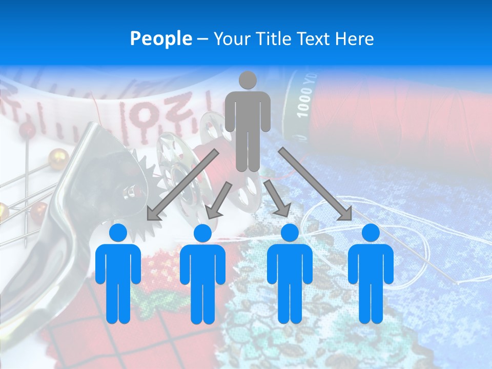 Thimble Closeup Dressmaker PowerPoint Template