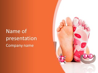 Health Natural Foot PowerPoint Template