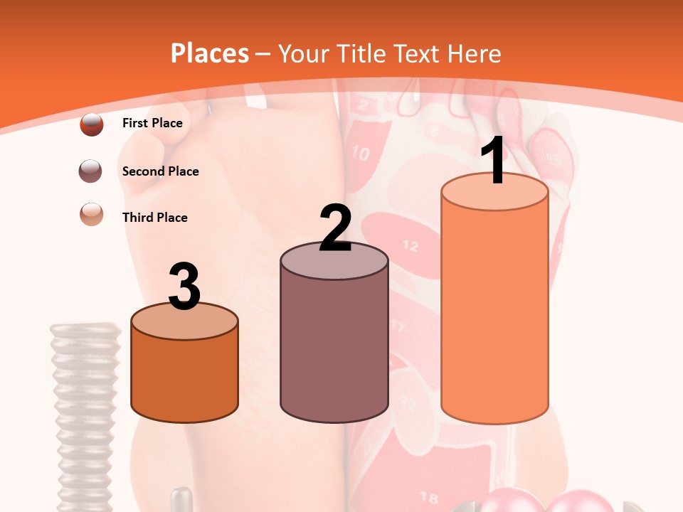 Health Natural Foot PowerPoint Template