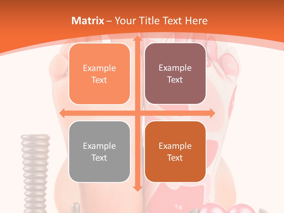 Health Natural Foot PowerPoint Template