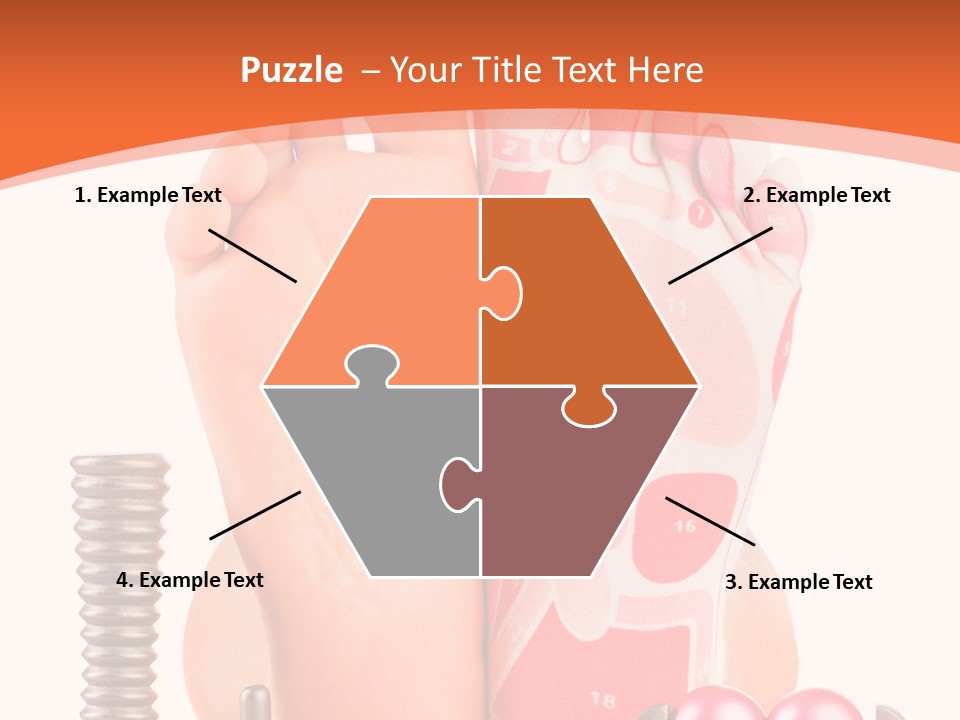 Health Natural Foot PowerPoint Template