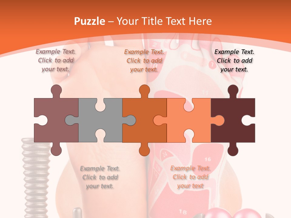 Health Natural Foot PowerPoint Template