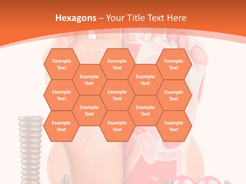 Health Natural Foot PowerPoint Template