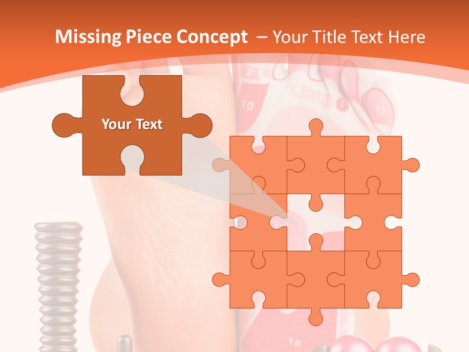 Health Natural Foot PowerPoint Template