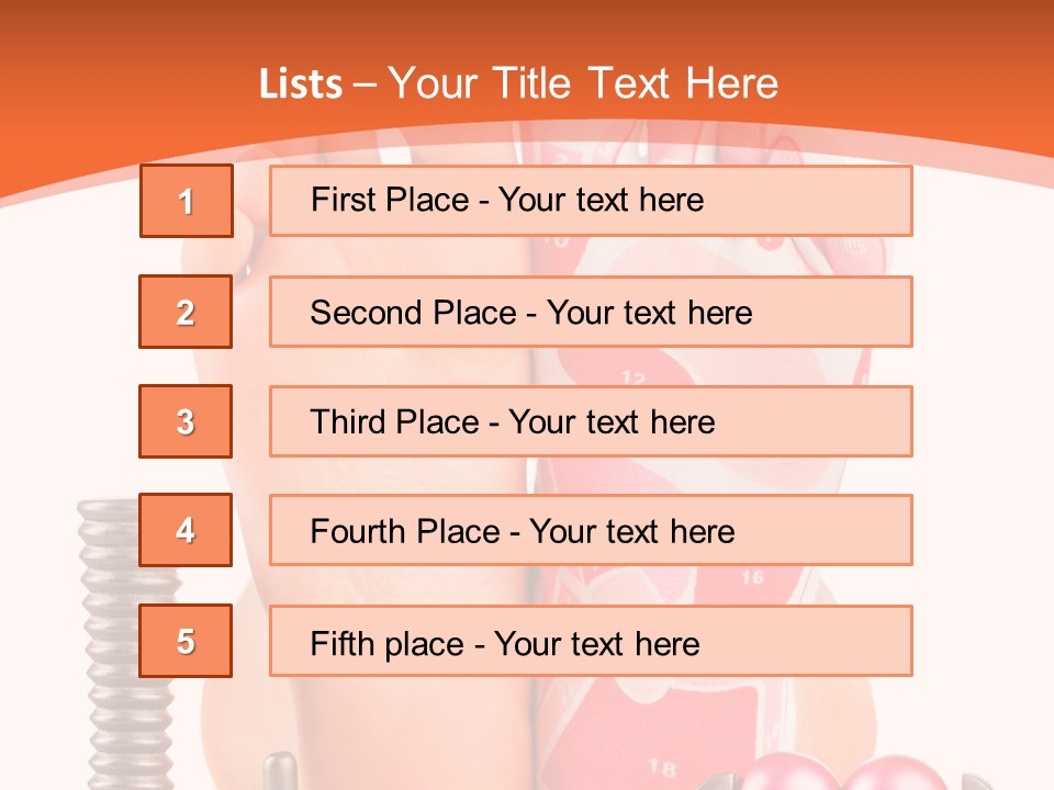 Health Natural Foot PowerPoint Template