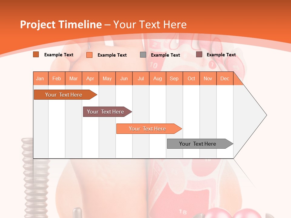 Health Natural Foot PowerPoint Template
