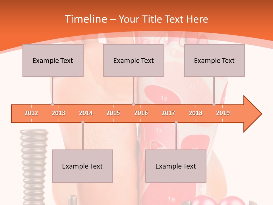 Health Natural Foot PowerPoint Template