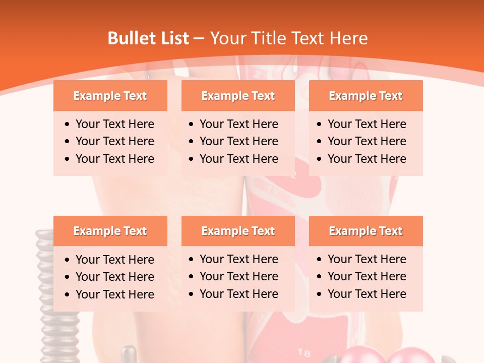 Health Natural Foot PowerPoint Template