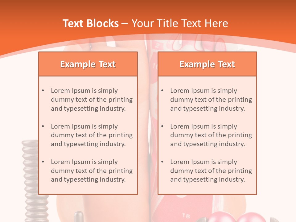 Health Natural Foot PowerPoint Template