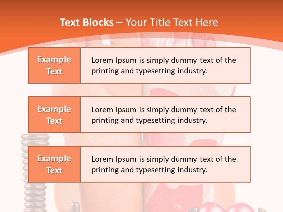 Health Natural Foot PowerPoint Template