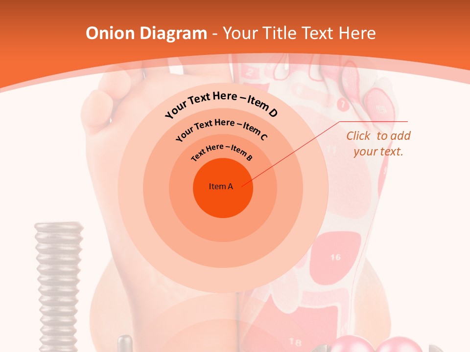 Health Natural Foot PowerPoint Template