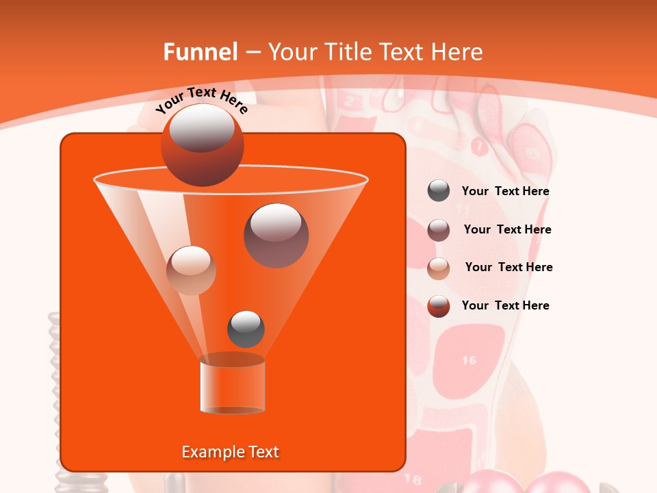 Health Natural Foot PowerPoint Template