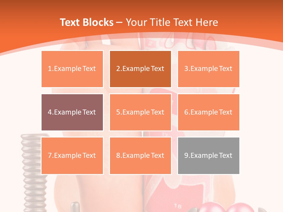 Health Natural Foot PowerPoint Template