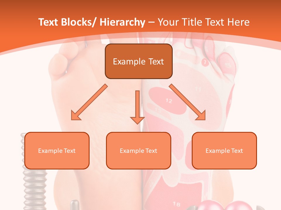 Health Natural Foot PowerPoint Template