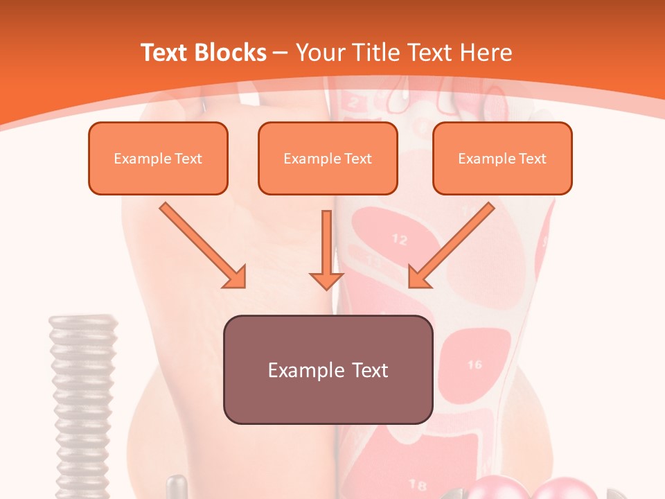Health Natural Foot PowerPoint Template