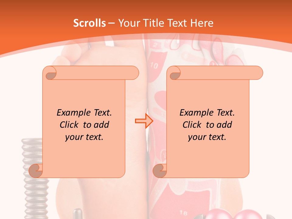 Health Natural Foot PowerPoint Template