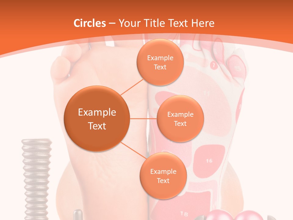Health Natural Foot PowerPoint Template
