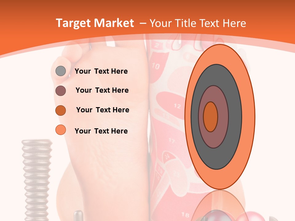 Health Natural Foot PowerPoint Template