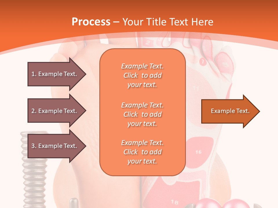 Health Natural Foot PowerPoint Template
