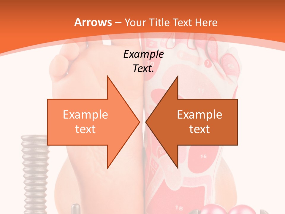 Health Natural Foot PowerPoint Template