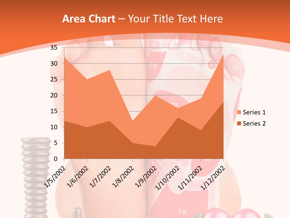 Health Natural Foot PowerPoint Template