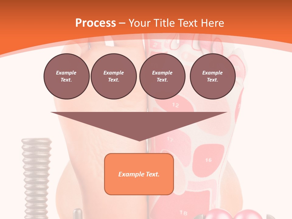 Health Natural Foot PowerPoint Template
