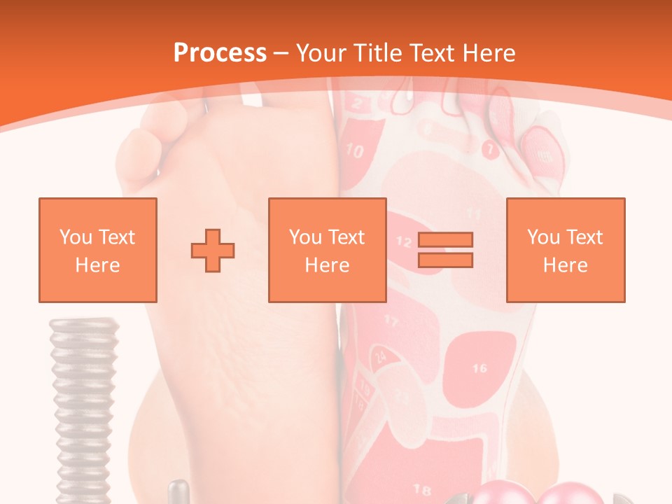 Health Natural Foot PowerPoint Template
