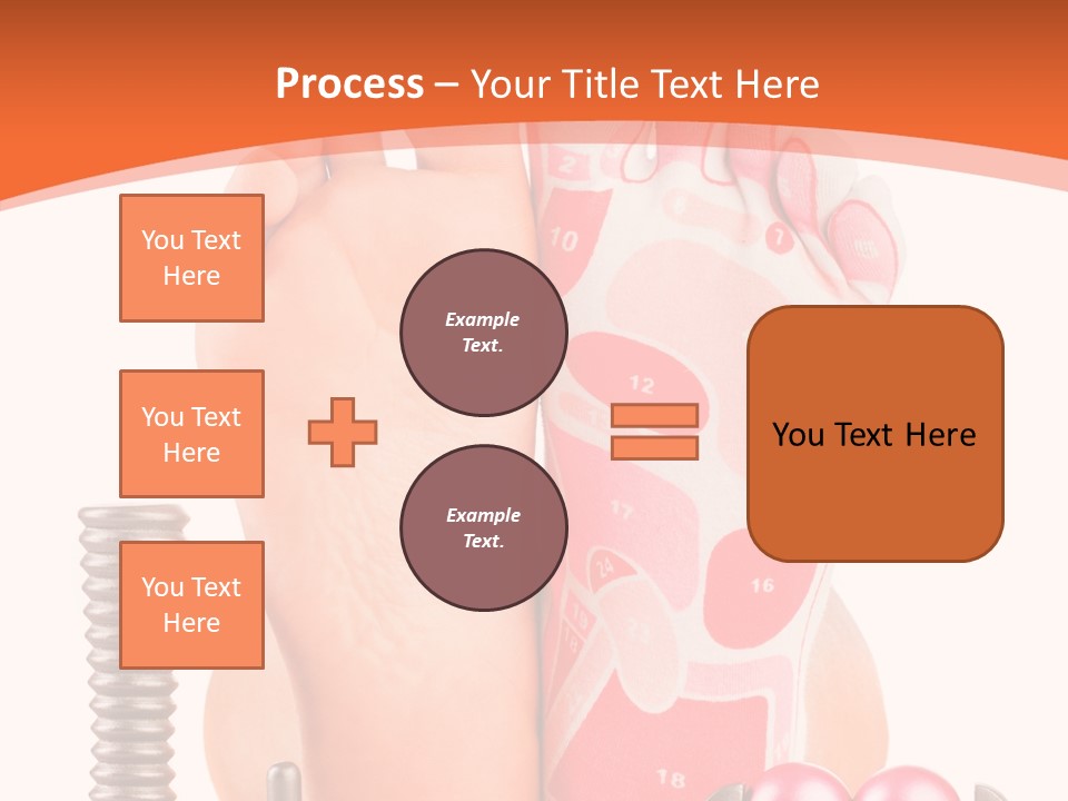 Health Natural Foot PowerPoint Template