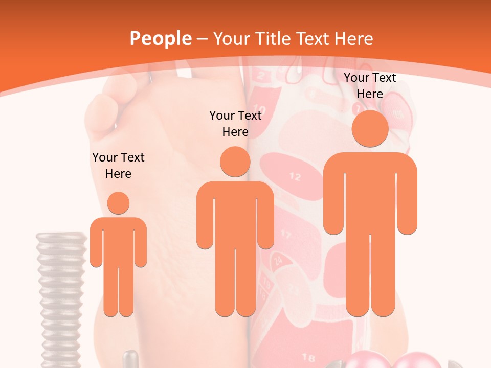 Health Natural Foot PowerPoint Template