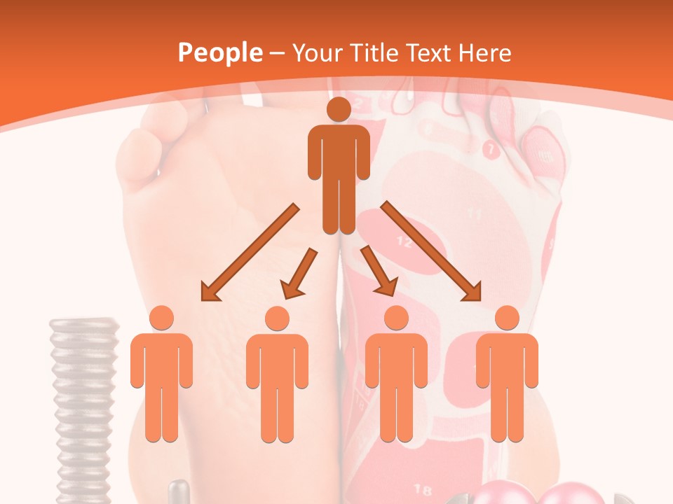Health Natural Foot PowerPoint Template