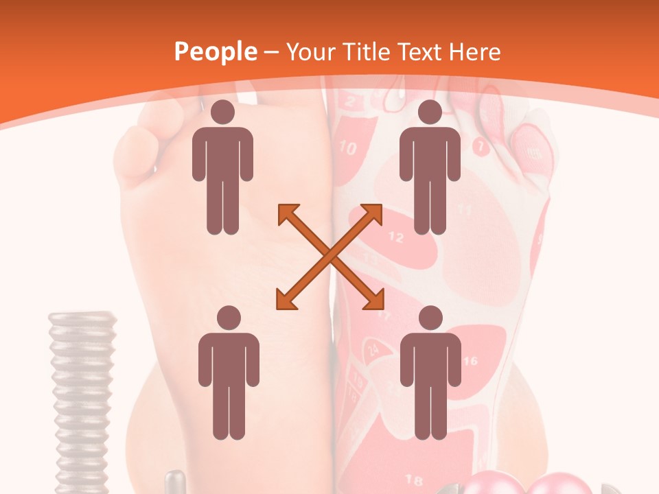 Health Natural Foot PowerPoint Template