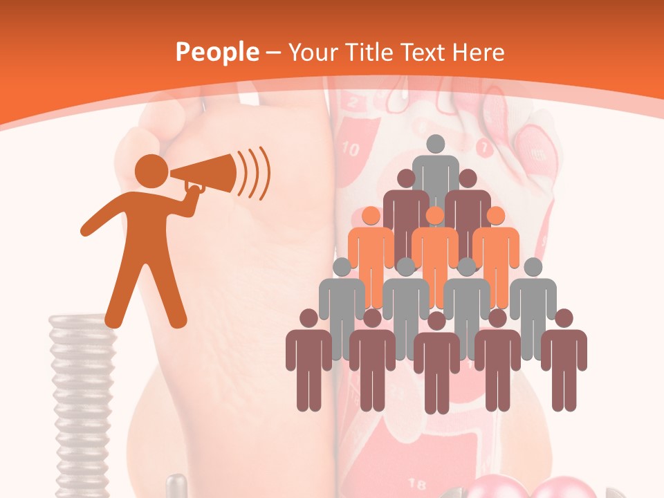 Health Natural Foot PowerPoint Template